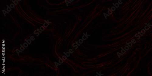 Dark Red Swirling Abstract Background with Smooth Organic Lines and Deep Black Negative Space for Dramatic Effects