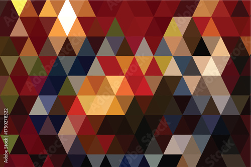 Geometric Triangle Pattern With Warm Earthy Tones abstract