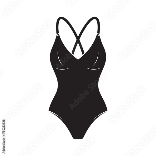Modern Female Body Suit Vector Icon