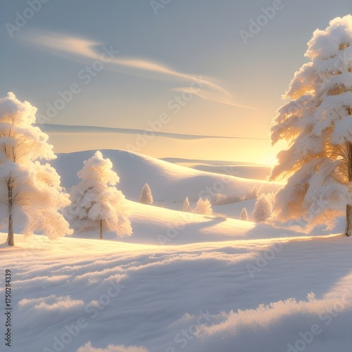 sunrise in the mountains