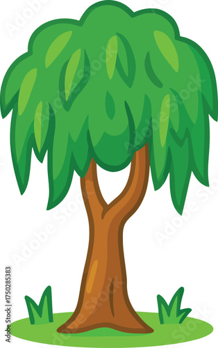 Wallpaper Mural Cartoon Eucalyptus Tree Vector Illustration Torontodigital.ca