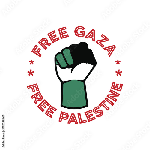 Vector illustration of a background for palestine