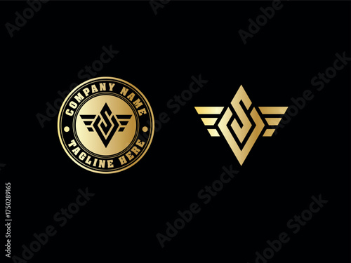 vs monogram logo, Monogram collection letter vs, interlock, modern style good for brand, clothing, apparel, streetwear, baseball, basketball, football, minimalist