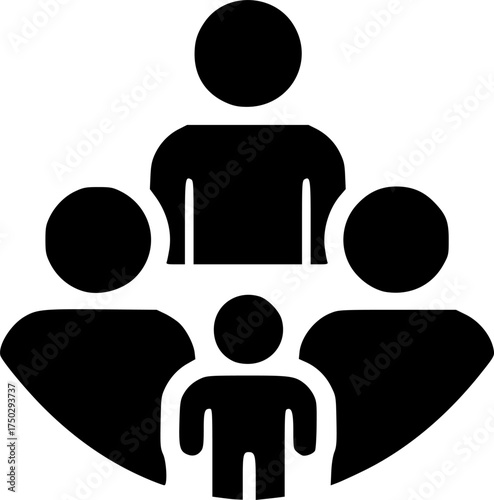 Family Therapy Counseling Session Icon For Web And Graphic Design
