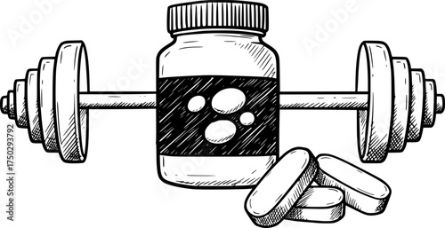 Pre Workout Icon for Web and Graphic Design

