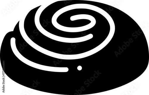 cinnamon roll or pastry transparent background for web and graphic design
