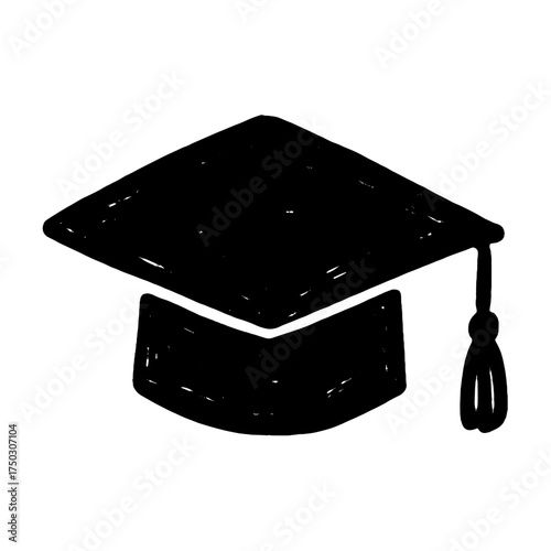 Graduation cap education success symbol vector