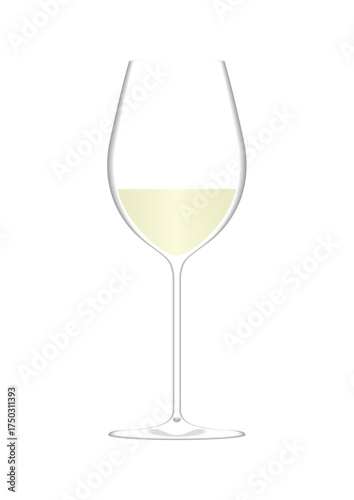 白ワイングラス