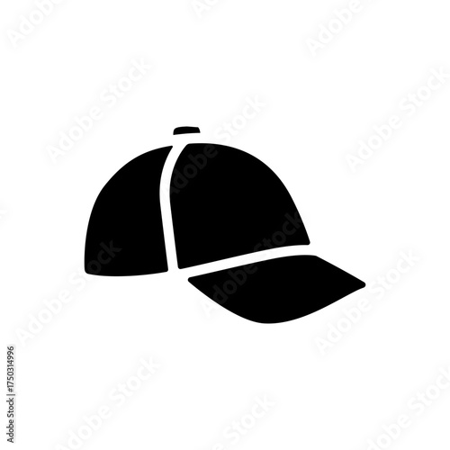 Classic baseball cap sportswear headwear black icon
