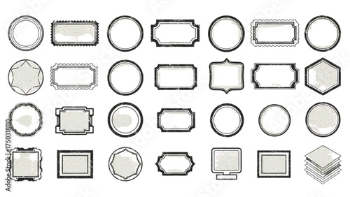 set of silver metal numbers on white background