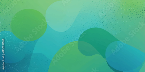 Abstract colorful underwater sea liquid background vector illustration with blue circles, light wave pattern texture and aqua design art