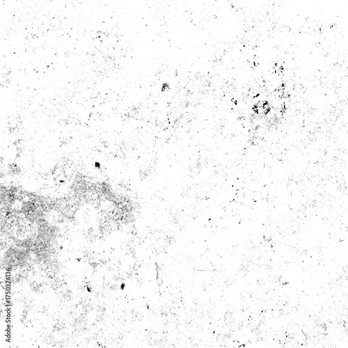 Dark Grunge Distressed Texture Background. Old Vintage Black and White Chalk Scribble Overlay.