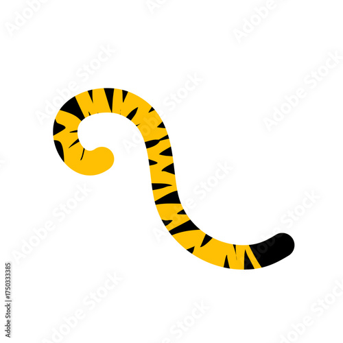 Tiger tail vector