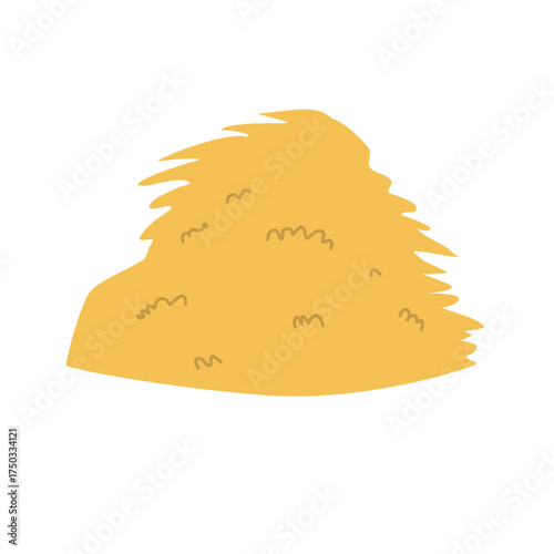 Straw for animal feed