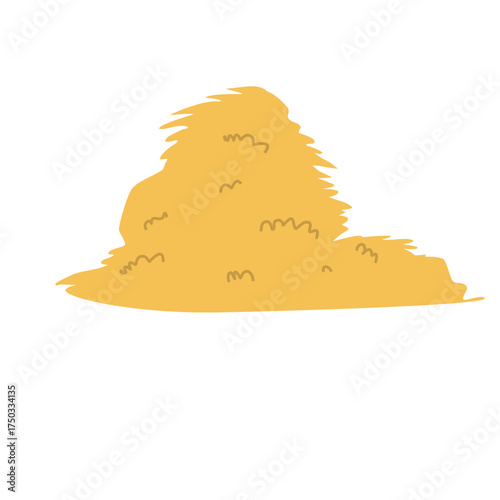 Straw for animal feed