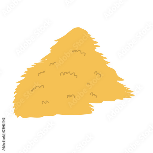Straw for animal feed