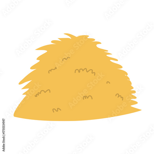 Straw for animal feed