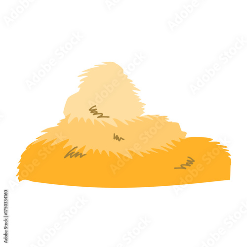 Straw for animal feed