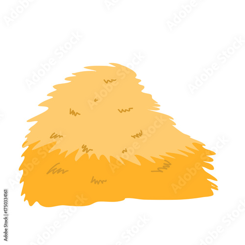 Straw for animal feed