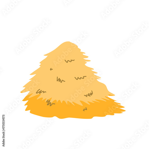 Straw for animal feed