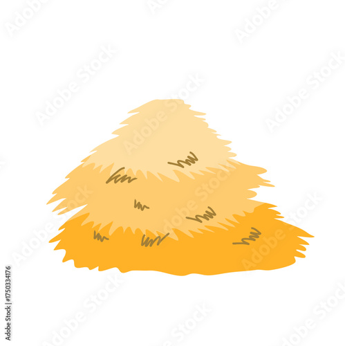 Straw for animal feed