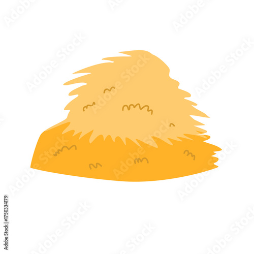 Straw for animal feed