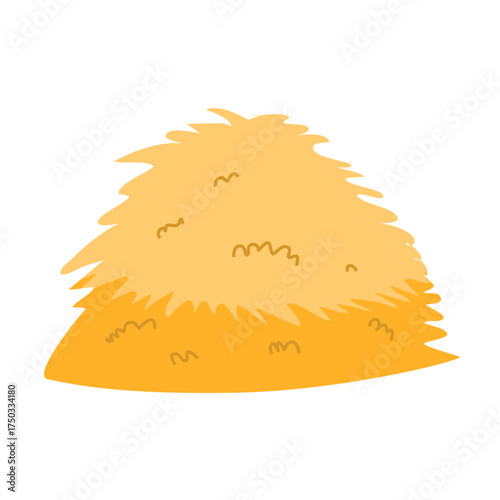 Straw for animal feed