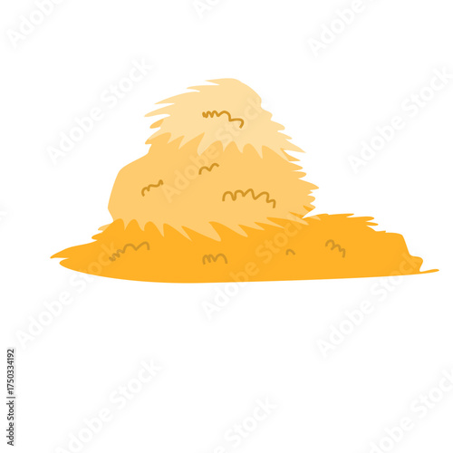 Straw for animal feed