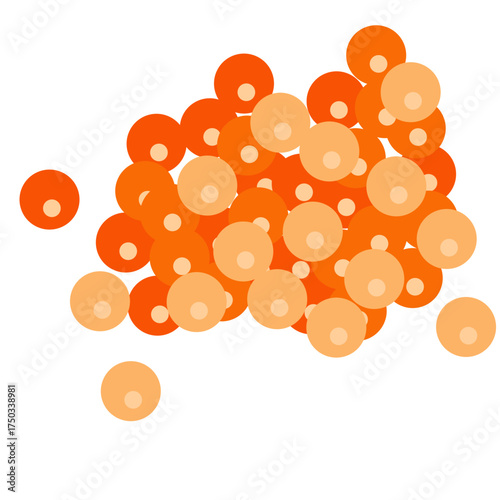Salmon egg vector