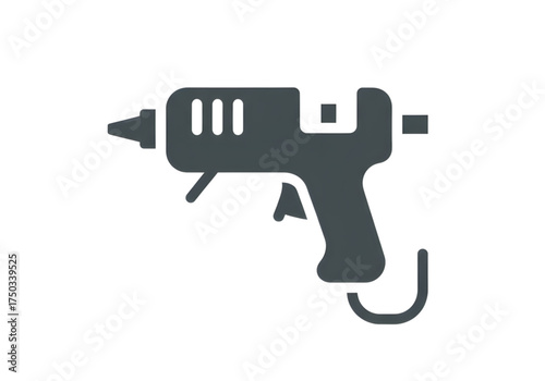  Minimal icon of a glue gun — no background, no shadow PNG