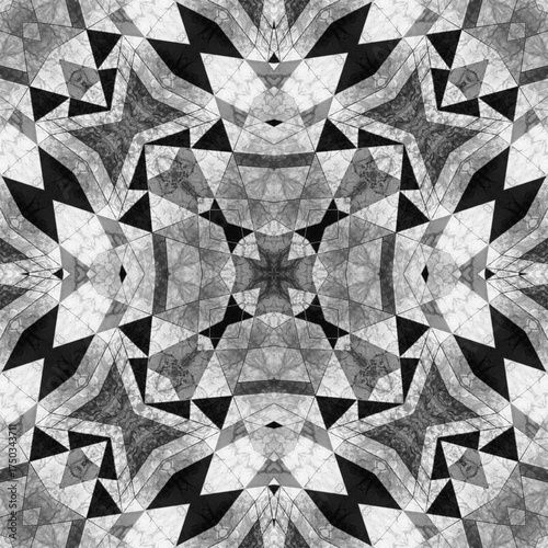 Gray black and white marble ornament stone tile 
