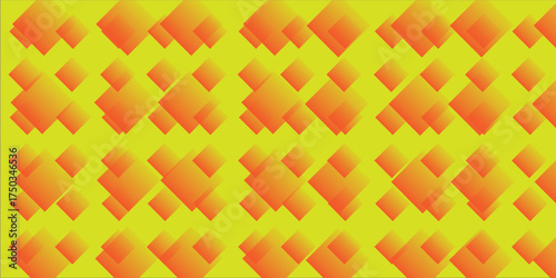 Set of pink, blue and yellow 3d square tile mosaic pattern design. Geometric background with space for your text collection design. Pastel Minimal wall scene studio room design. Vector illustration