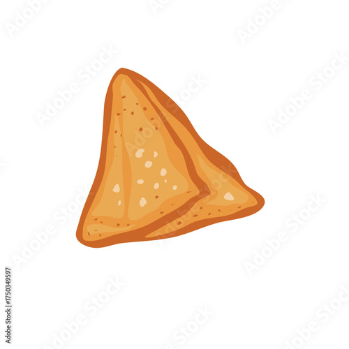 Samosa stuffed deep fried