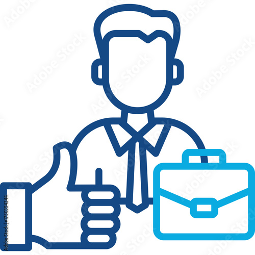 Business Integrity line color icon