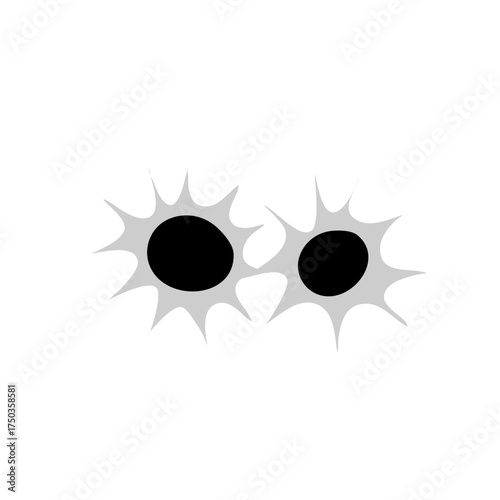 Bullet hole