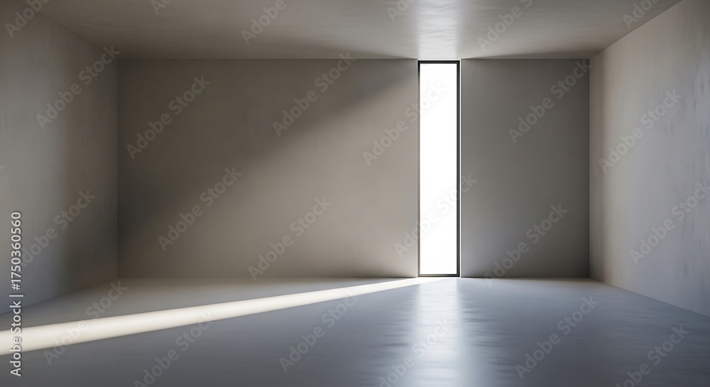 Fototapeta premium Illuminating modern interior design, a minimalist architectural marvel