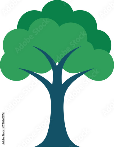 tree vector illustration design