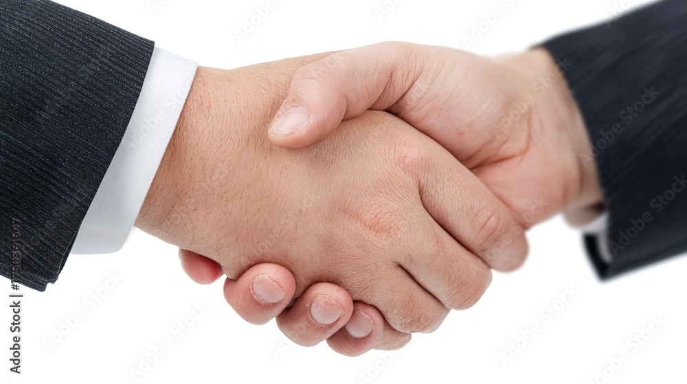 Fototapeta premium Professional Business Handshake – Partnership, Agreement, and Corporate Collaboration Concept