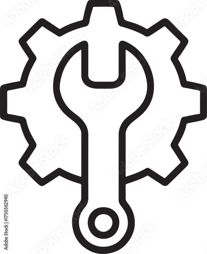 vector illustration of a key