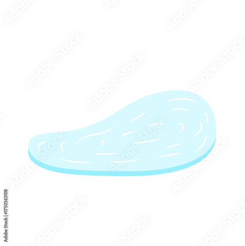 Ice rink in water