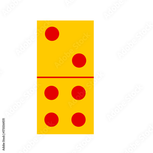 Domino card vector
