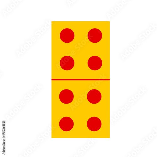 Domino card vector