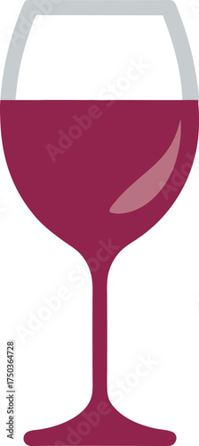 wine glass icon vector illustration