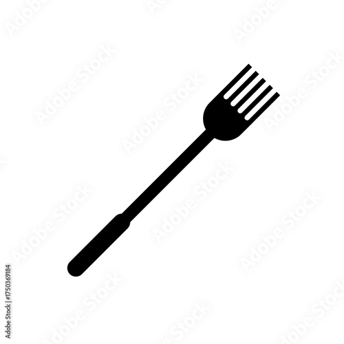 Vector Fork Icon – Cutlery Utensil Symbol for Restaurant, Dining, Kitchen Tool, Food Services, and Culinary Design