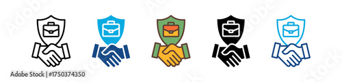 Trust Business multiple icon