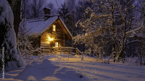 Snow-Covered Countryside: Old Barns, Cozy Cottages, and Icy Forest Scenes—A Winter Nature & Holiday Escape