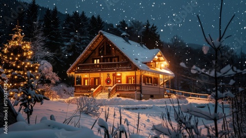 Snow-Covered Countryside: Old Barns, Cozy Cottages, and Icy Forest Scenes—A Winter Nature & Holiday Escape