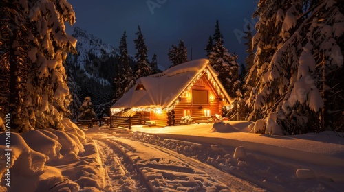 Snow-Covered Countryside: Old Barns, Cozy Cottages, and Icy Forest Scenes—A Winter Nature & Holiday Escape