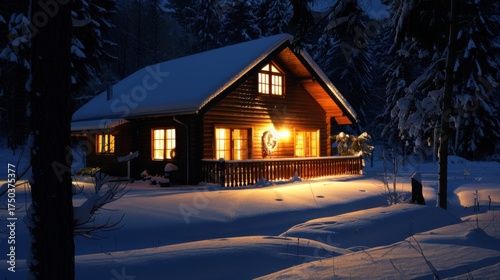 Snow-Covered Countryside: Old Barns, Cozy Cottages, and Icy Forest Scenes—A Winter Nature & Holiday Escape