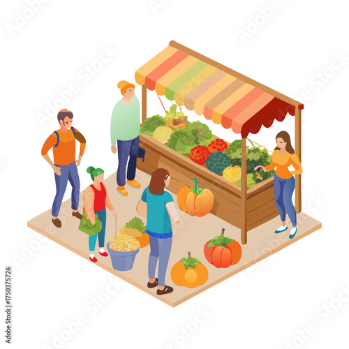 family in the garden